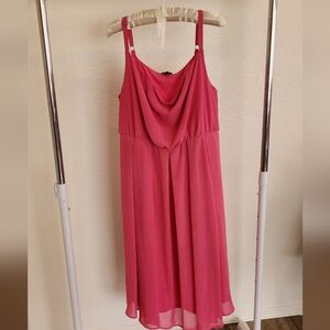 Torrid Bubblegum Pink Chiffon Dress 2X Barbie Life
